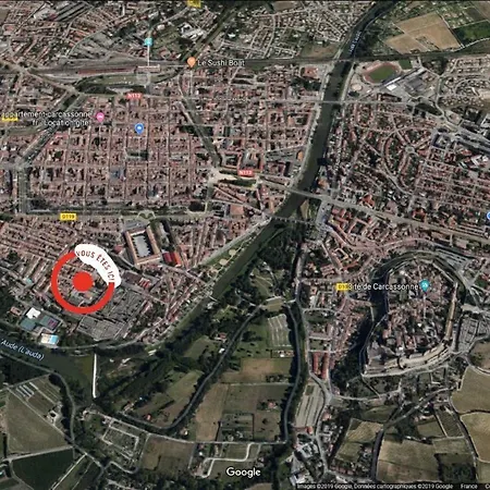 شقة Calme Et Spacieux, Cite Et Ville A Pied, Wifi, 2 Chambres, 3 Lits قرقشونه